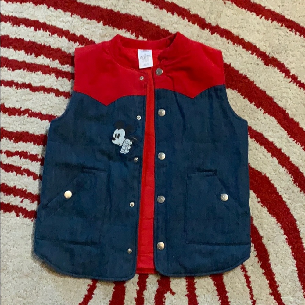 Disney Mikey Mouse vest size 7/8
